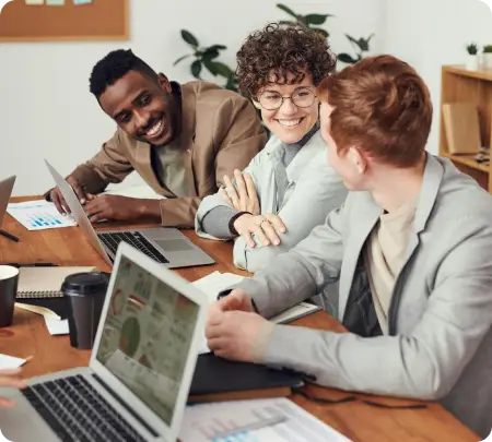 Elite Exceed professionals collaborating on technology-driven business transformation